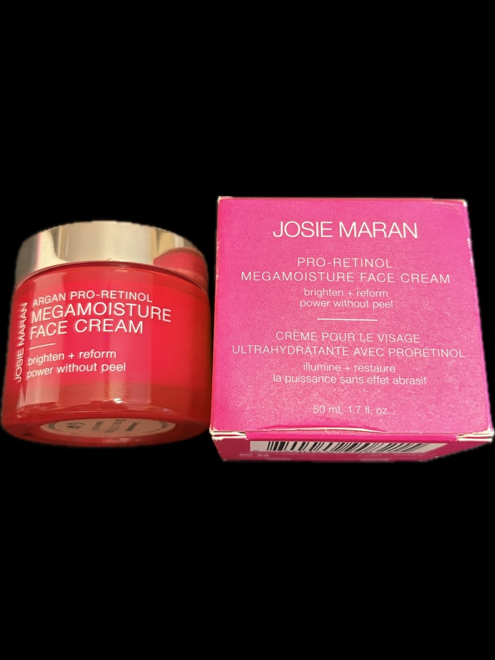 Josie Maran Pro-Retinol Megamoisture Face Cream New 1.7oz